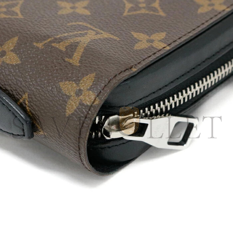 l0*is V*t0n monogram macassar canvas zippy xl wallet n41503 (22*13.5*4cm)